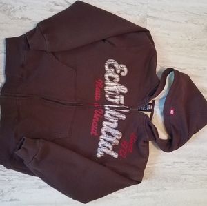 Boys size Large zip up warm hoody